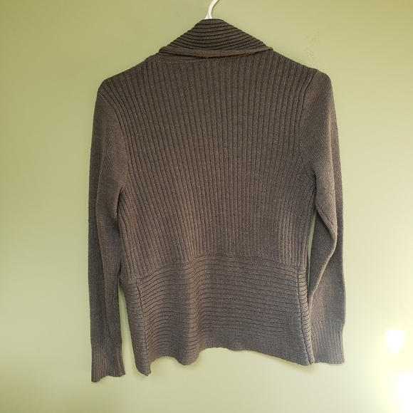 🌿 3/$20 🌿 H&M Knitted Open Cardigan Gray Size Small - Picture 3 of 5